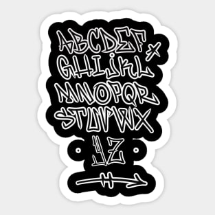 Alphabet Soup Sticker